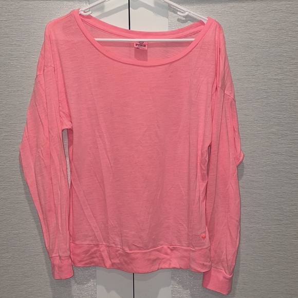 VICTORIAS SECRET PINK CREWNECK SHIRT! Size: SMALL. PERFECT CONDTION! - Picture 1 of 7